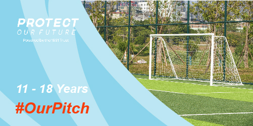 Image of football goal posts on resource teaching about climate change